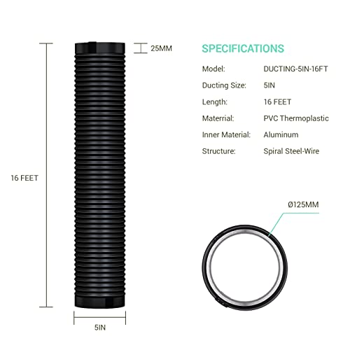 5 inch Duct T46095