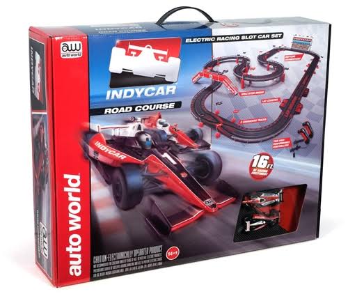 16 IndyCar Slot Car Race Set M86013