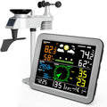 Wireless 7-in-1 Indoor Outdoor Weather Station with Rain Gauge D712354