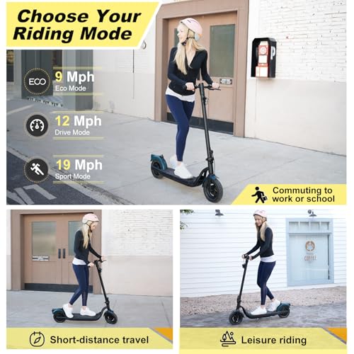 500W Motor 19 Mph 21 Miles 10" Tires Foldable Electric Scooter U633