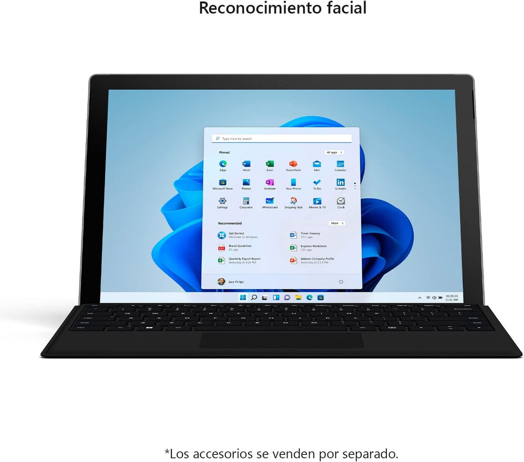 Surface Pro 128GB i5-1135G7 8GB RAM 12.3-inch Touchscreen Wi-Fi Quad-Core i5 Windows 11 Home Platinum L30574