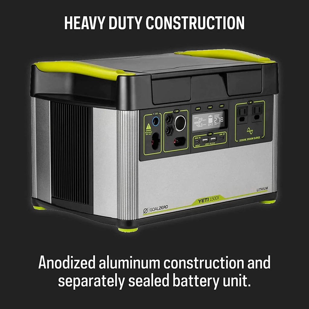 Portable Power Station 1516Wh Lithium Battery Generator 2000 Watt AC Inverter C296