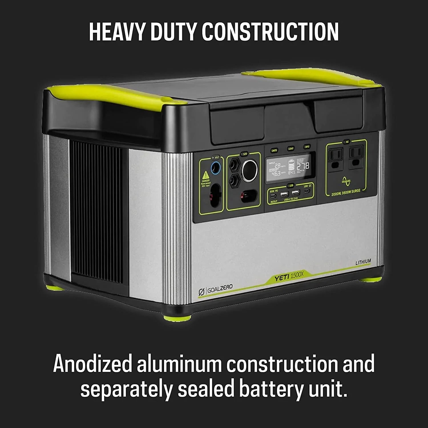 Portable Power Station 1516Wh Lithium Battery Generator 2000 Watt AC Inverter C296