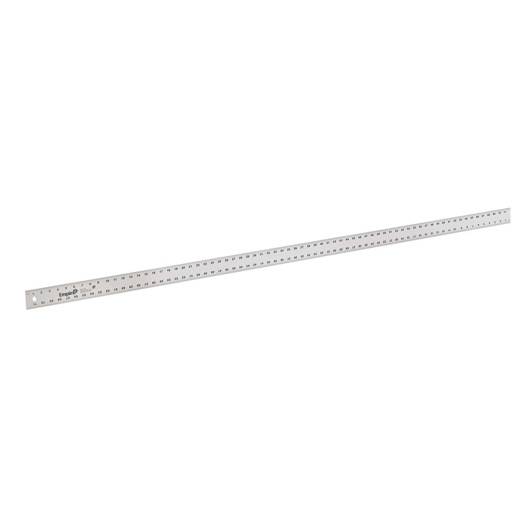 72 in. Aluminum Straight Edge Ruler S25249