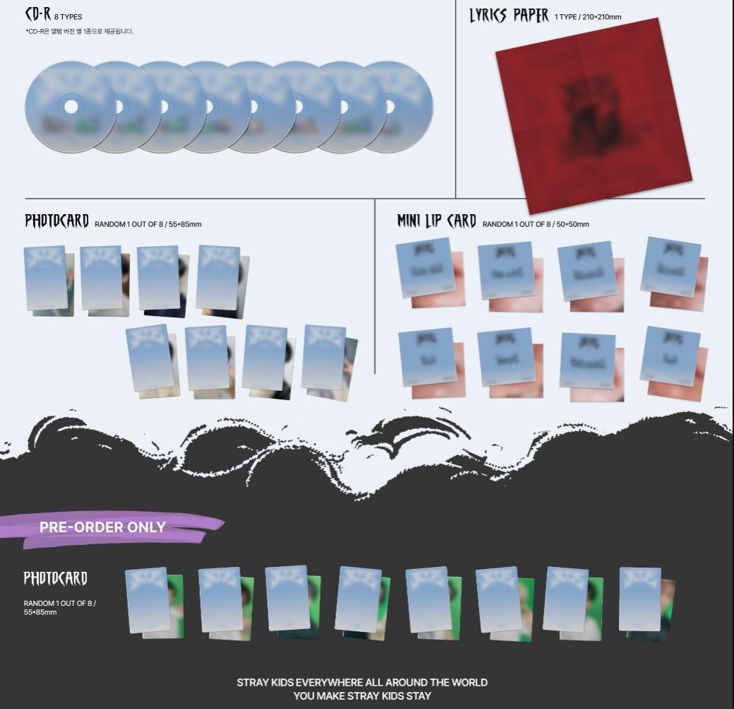 9th Mini Album ACCORDION 8 Ver Set E95729