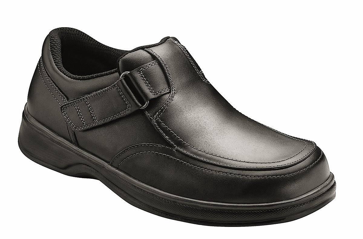 Black Leather Men's Shoes X372