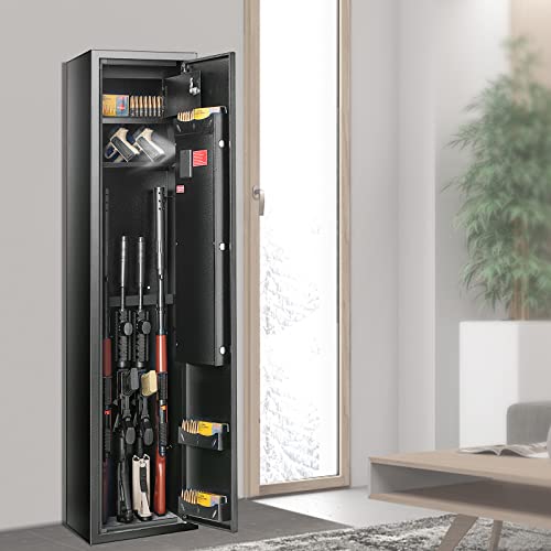 3-4 Rifles Gun Safe with Digital Keypad T1354