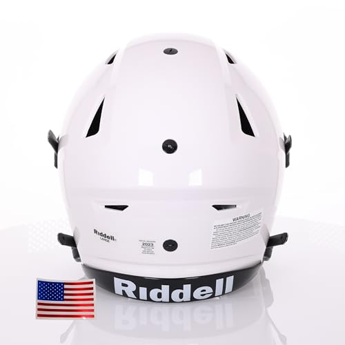 Adult Football Helmet with White Facemask A233