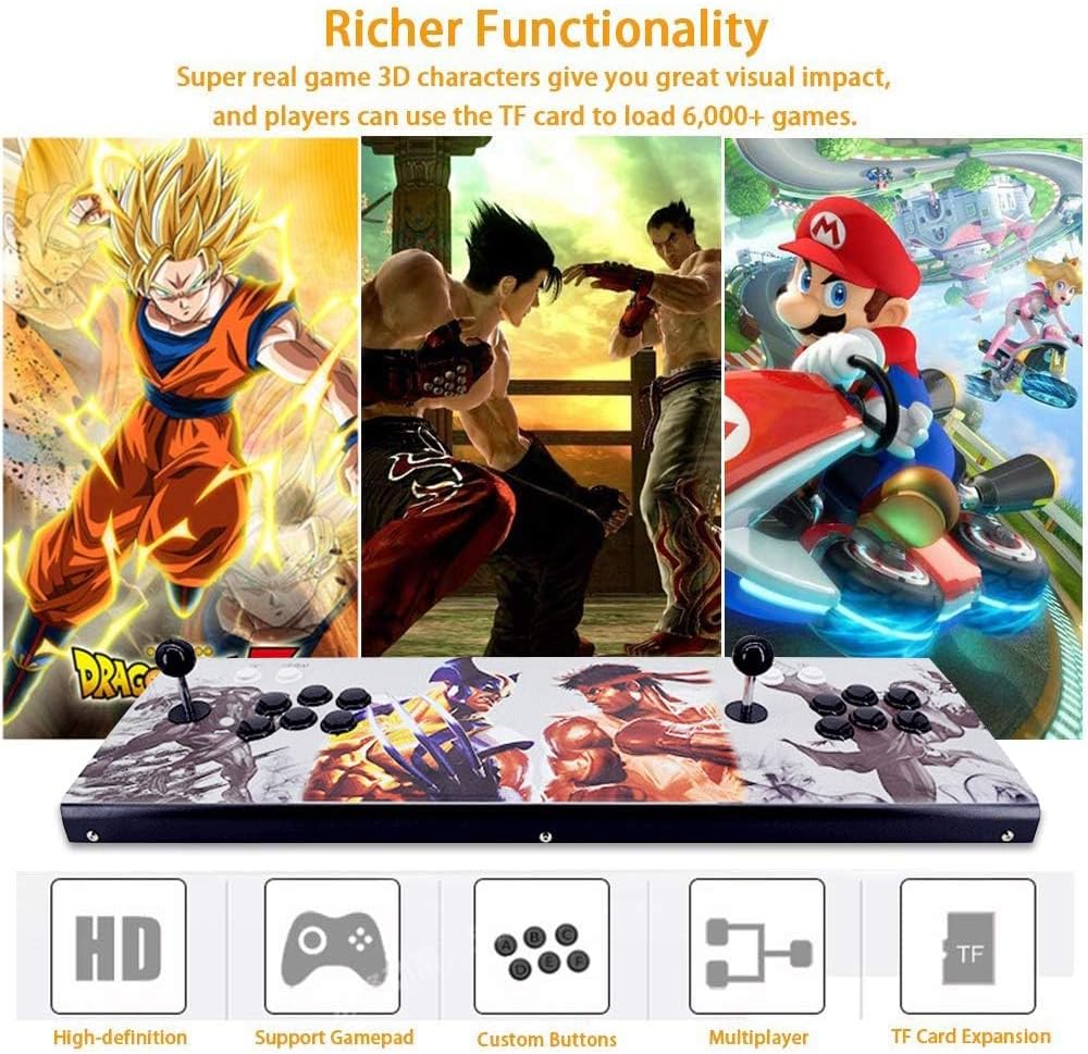 Arcade Game Console 1080P 8000 in 1 2 Players I9346