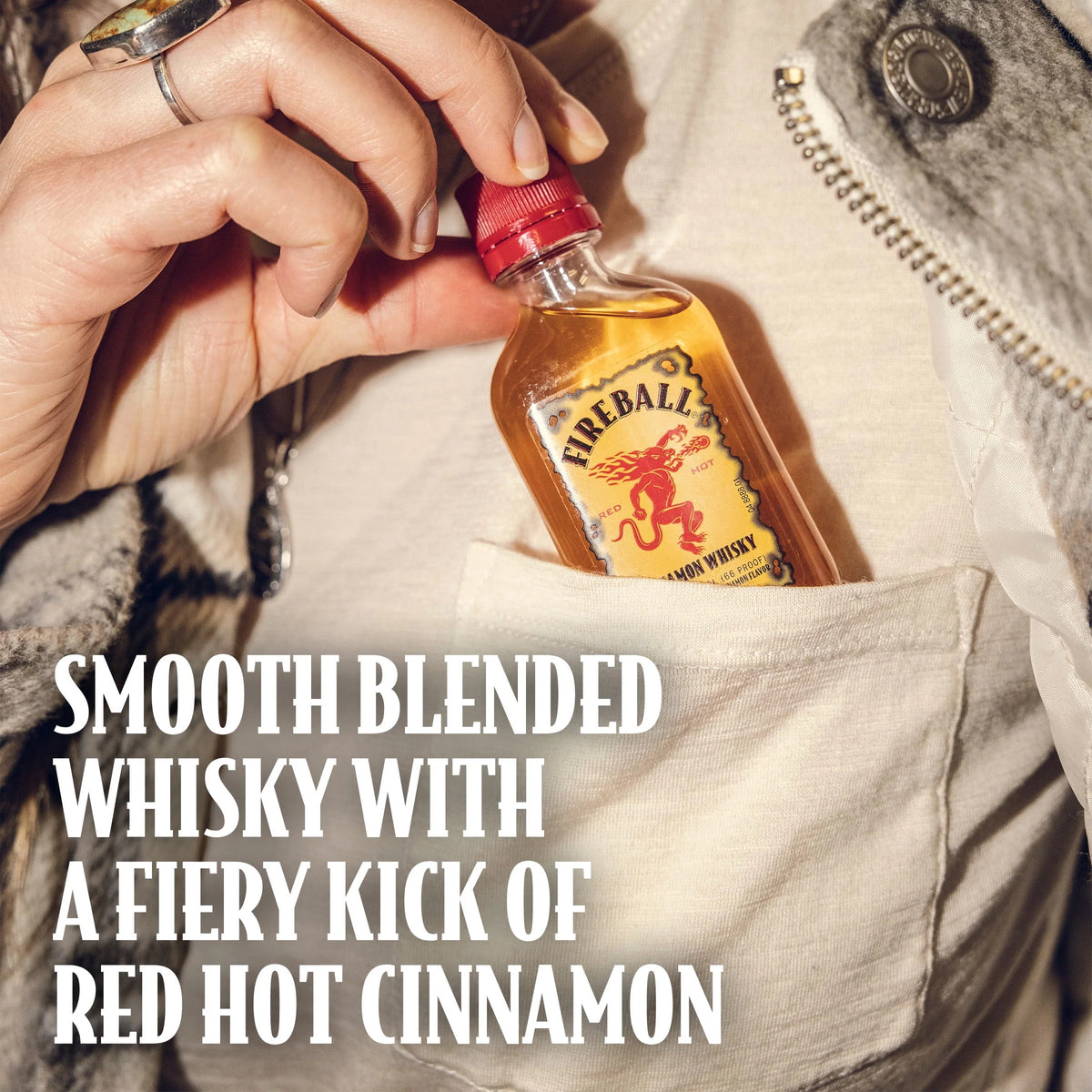 Cinnamon Whiskey, 750ml Bottle, 33% Alcohol A662