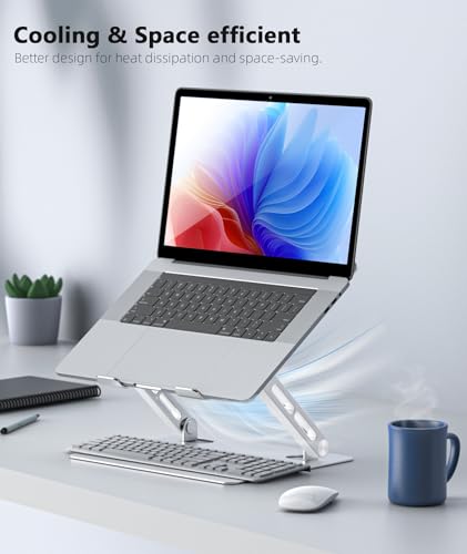 Adjustable Laptop Stand with Non-Slip Mat T190468