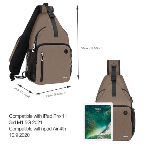 Sling Backpack Bag with USB Charging Port W24468