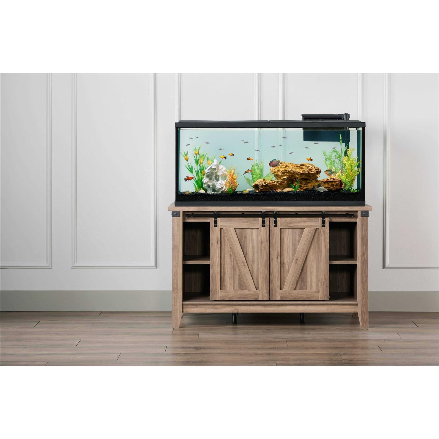 55-75 gal Aquarium Stand Salt Oak L19067