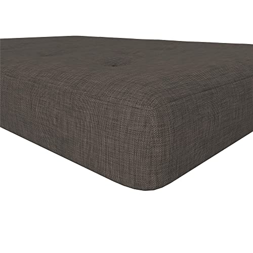 8-Inch Pocket Spring Coil Futon Mattress, Full, Taupe Gray B598