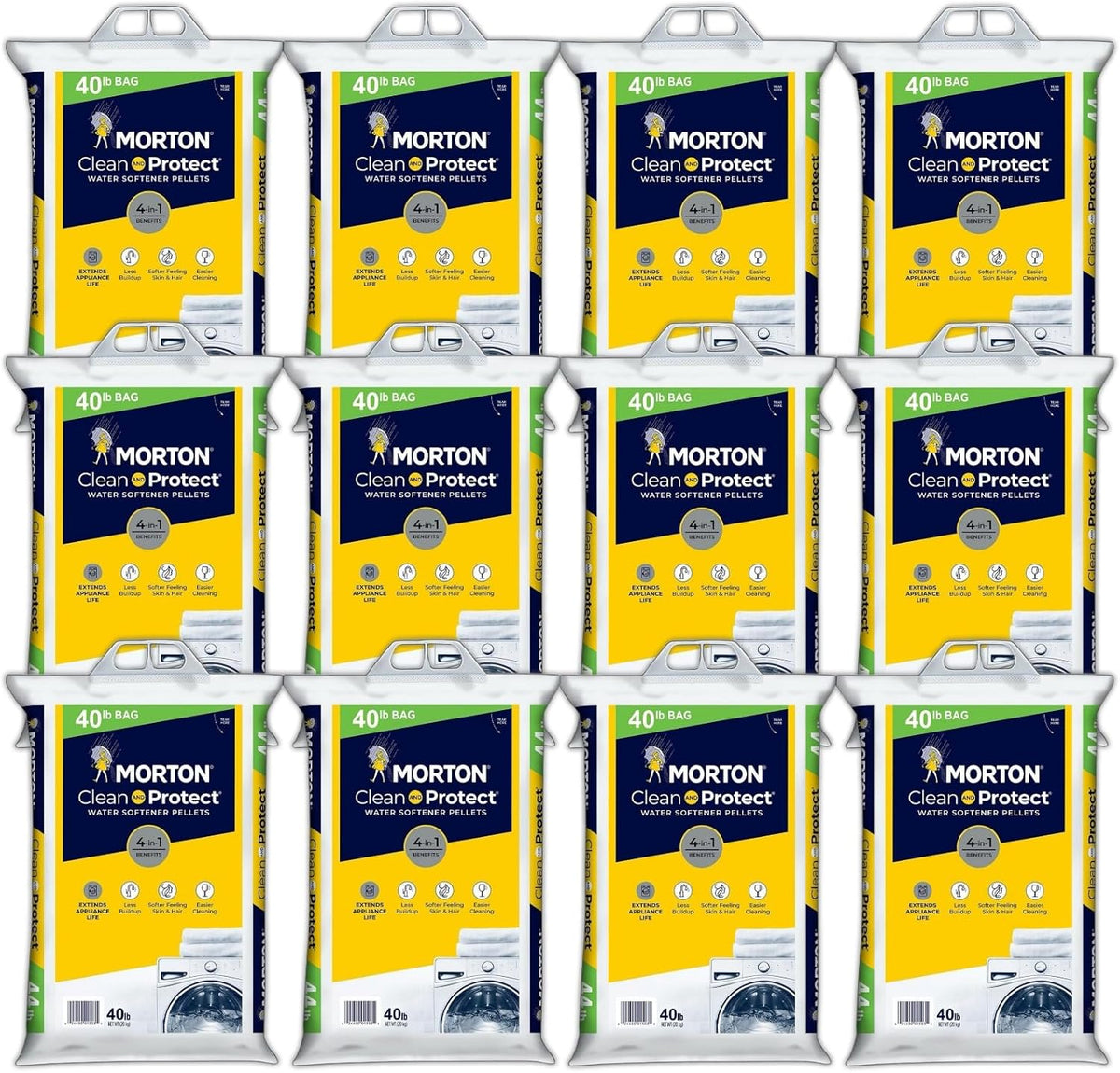 40lb Water Softener Salt Pellets (12 Pack) E5957