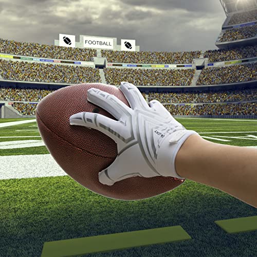 White Football Gloves U9044