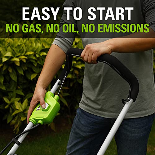 40V 17" Cordless Push Lawn Mower with 4.0Ah Battery and Charger L916