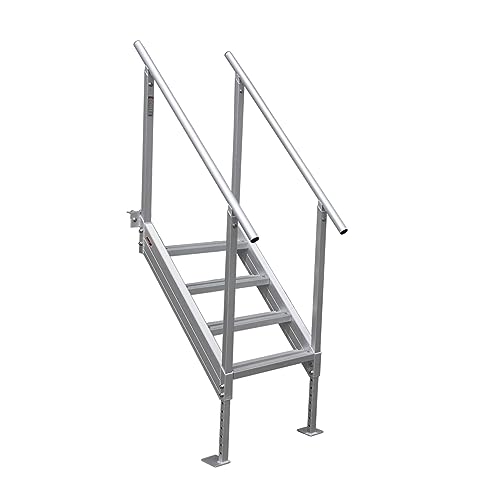 Aluminum Dock Stair - 4-Step L8382