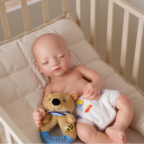 16 Inch Full Platinum Silicone Reborn Baby Doll K19365