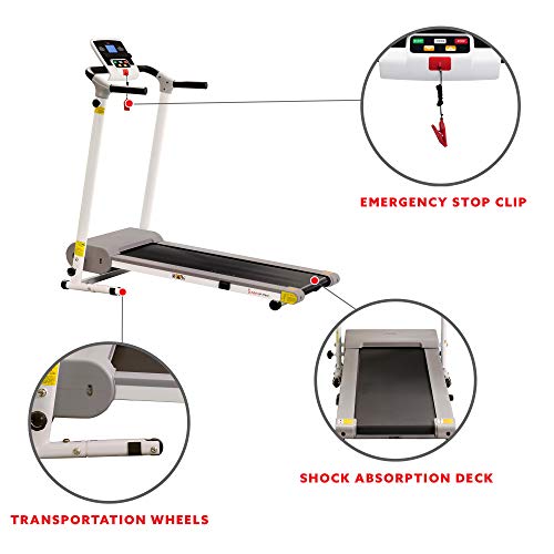 Smart Foldable Treadmill with LCD Monitor J382