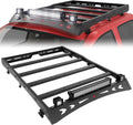 Heavy Duty Roof Rack Cargo Carrier with 2 LED Lights and 1 Light Bar H906465