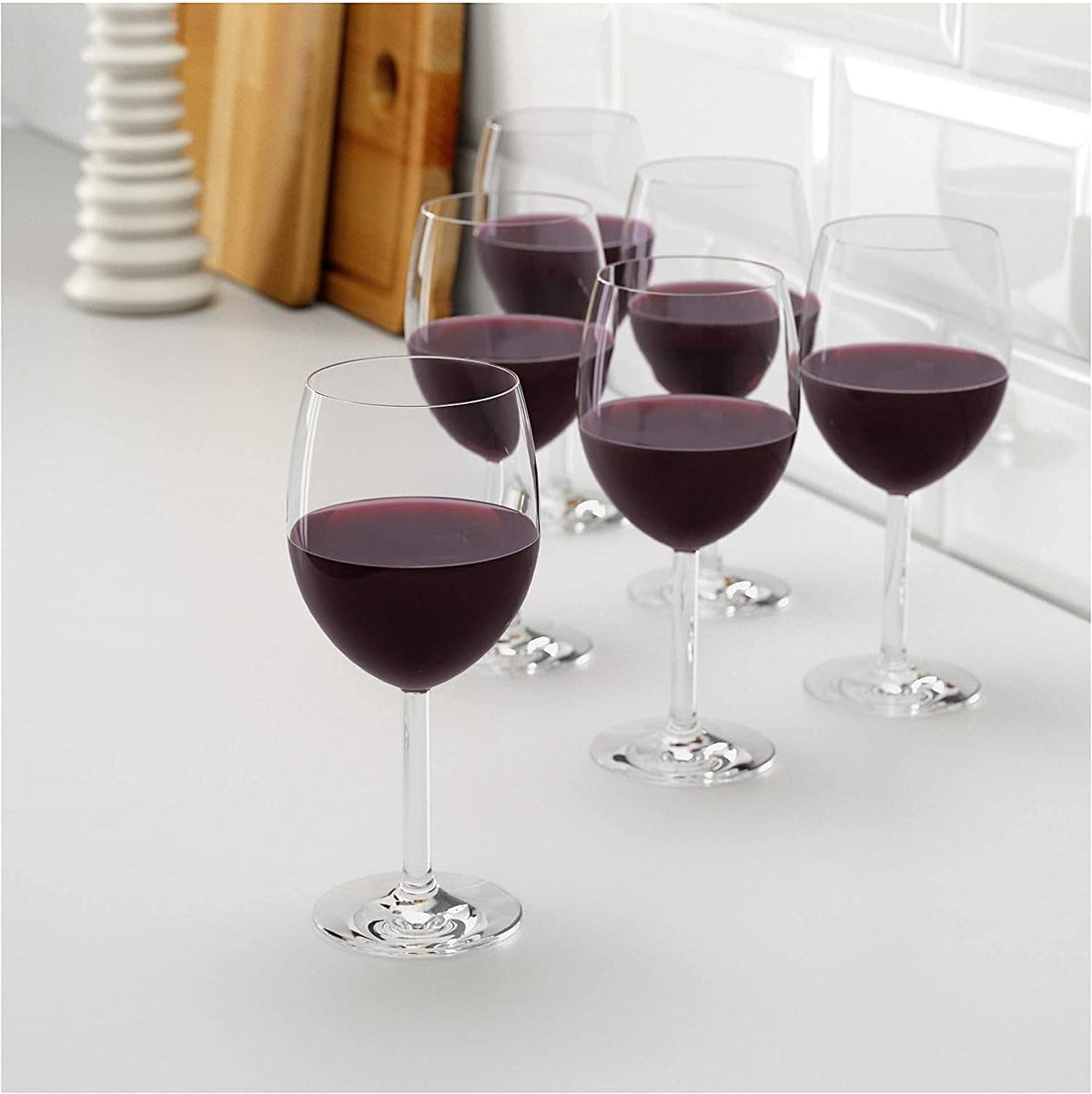 Red Wine Glass Set of 6, 10 oz F4386