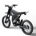 Electric Dirt Bike, 60V 3000W / 48V 2400W, Dual Battery, 25" Motorcycle Tire, Full Suspension V6445