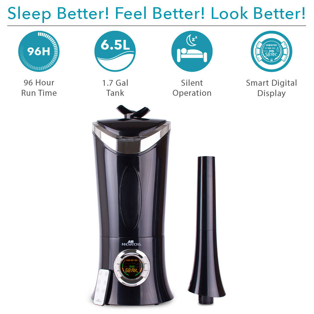 Black 1.4 Gallon Ultrasonic Humidifier F915