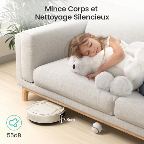 Robot Vacuum with 12000Pa Suction, Anti-Tangle Brushes, Self-Emptying Z25971