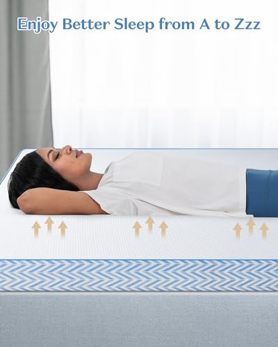 Firm 3 Inch Memory Foam Mattress Topper Full Size S4882