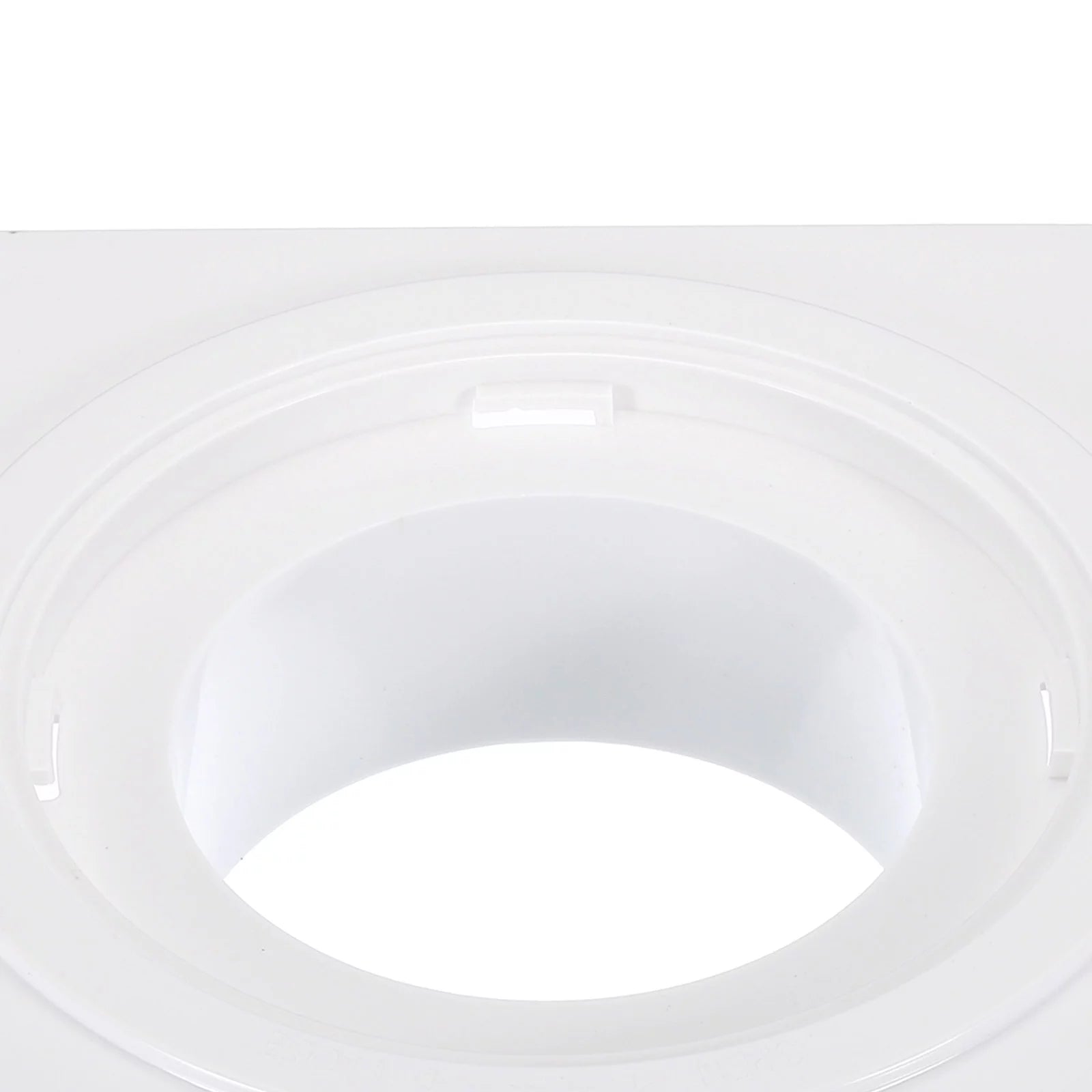 4 Inch Dryer Vent Wall Plate Adapter Ventilation Duct Flange White B11082