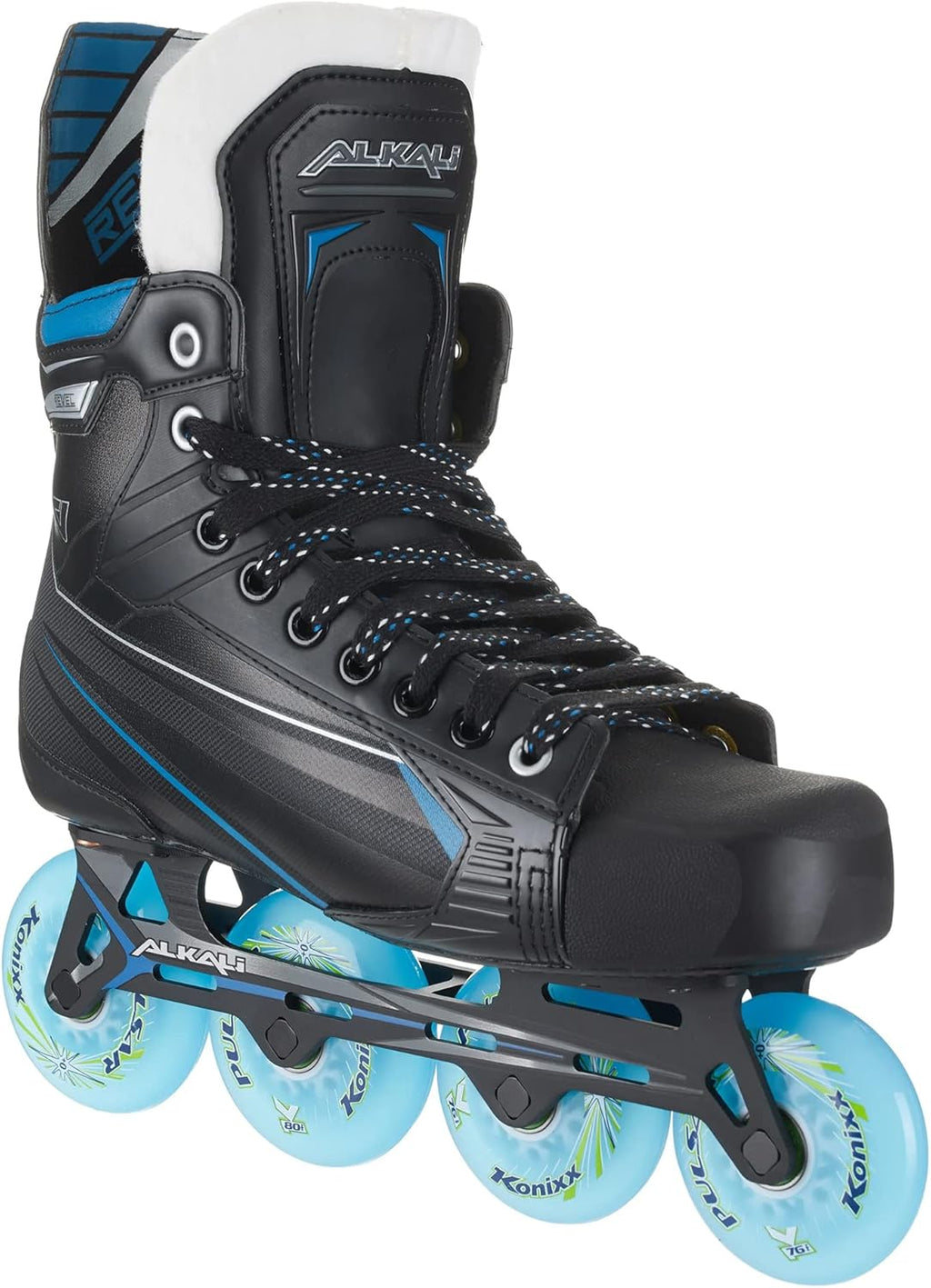 Black/Blue Junior Inline Hockey Skates Q383481