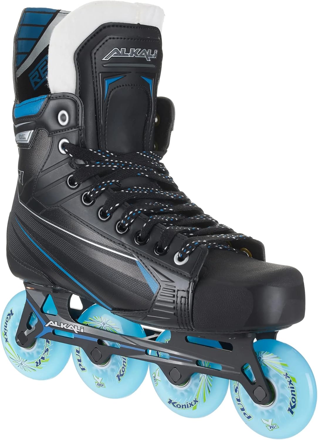Black/Blue Junior Inline Hockey Skates Q383481
