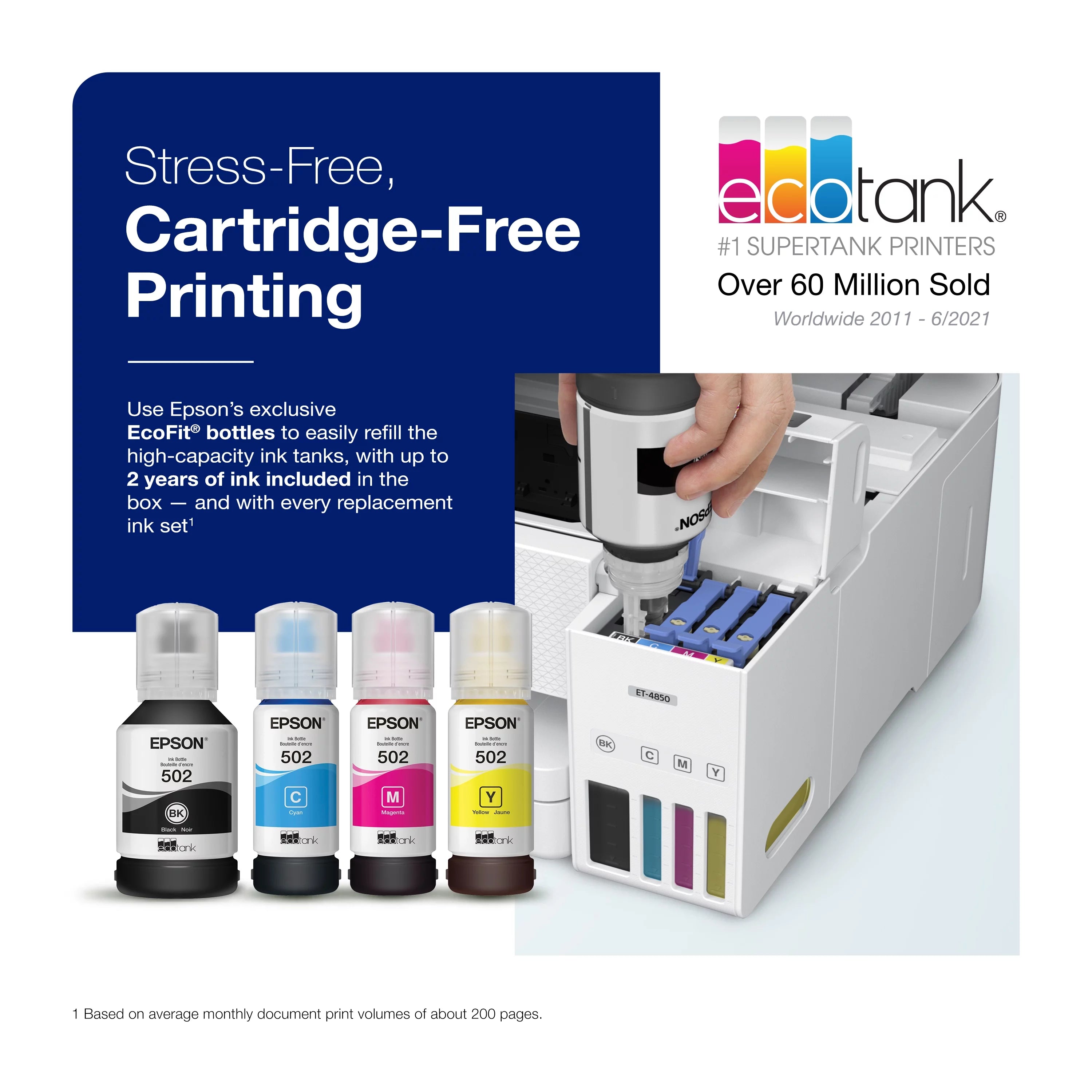White All-in-One Supertank Printer R91640