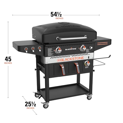 28 inch Black Stainless Steel Gas Griddle with Hood P5841