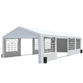 20x30FT Patio Tent with Windows, Heavy Duty Canopy Gazebo U601