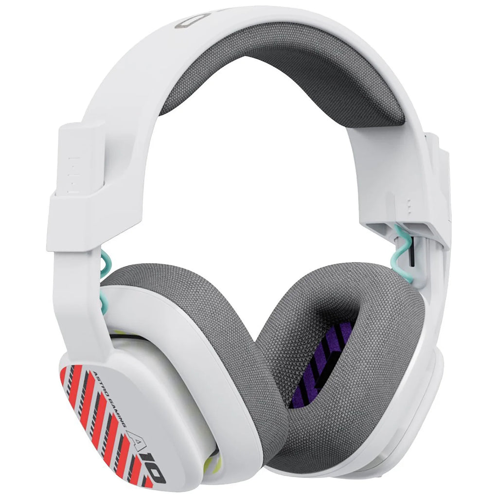 White Wired Gaming Over-Ear Headset with Boom Microphone X462477