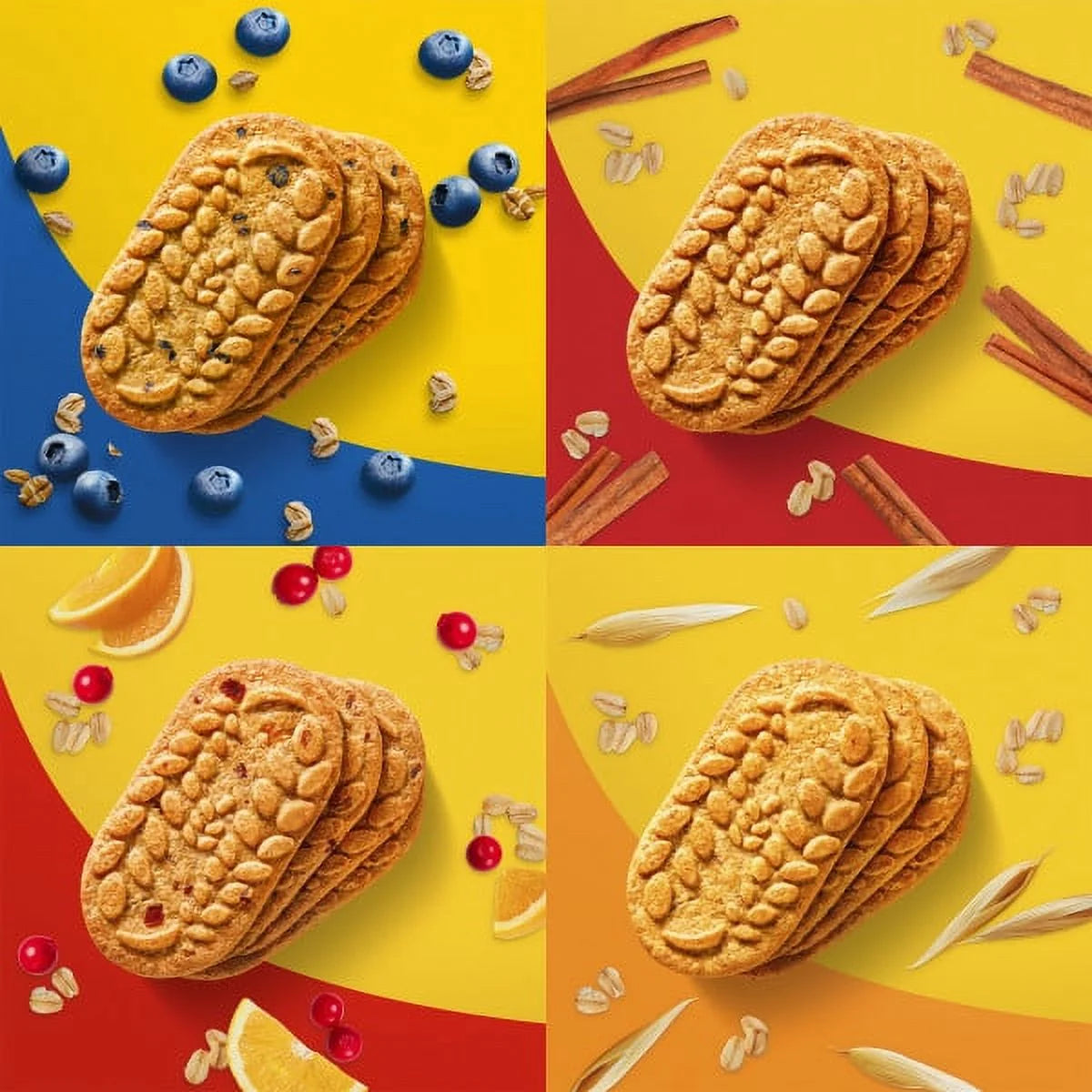 4 Flavors 30 Packs Breakfast Biscuits D7138