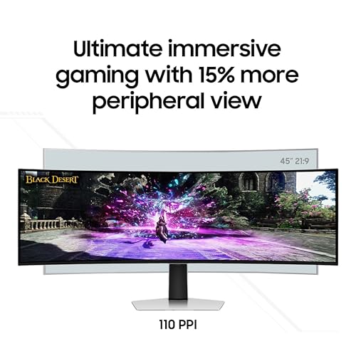 49" Curved OLED Gaming Monitor, 240Hz, 0.03ms, Height Adjustable Stand T723