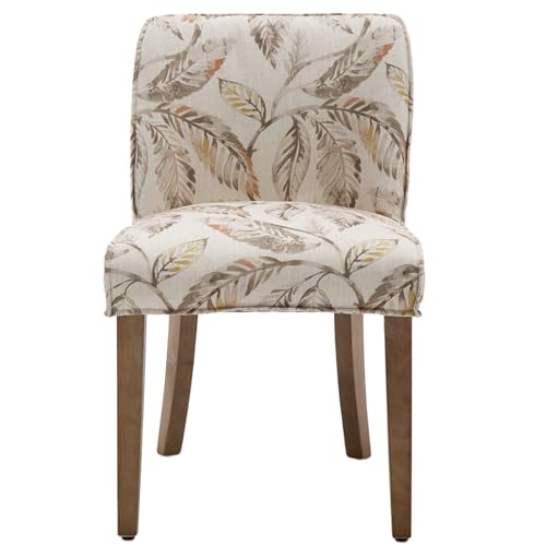 White Upholstered Dining Chairs Set of 2 with Cane Backs M640
