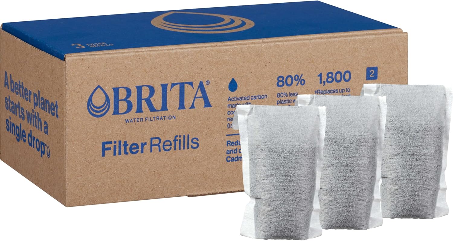 3 Filters BPA-Free Water Filter Refill Packs O731848