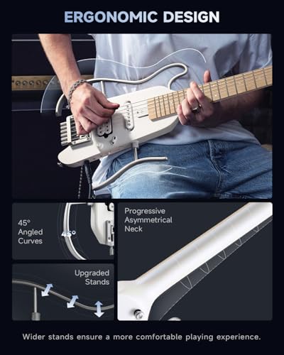 Metallic White Electric Guitar Kit W985