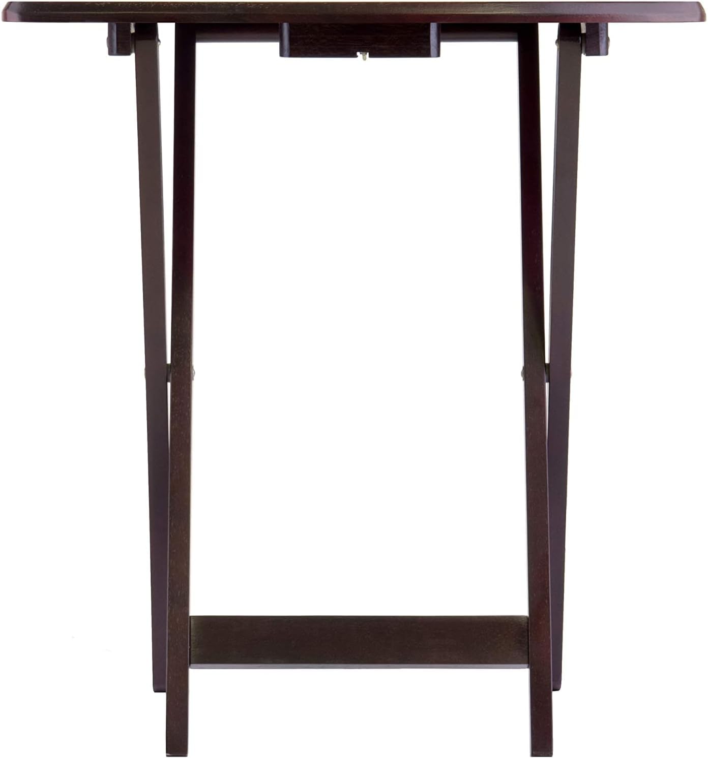 Espresso Folding Wooden Tray Table X848