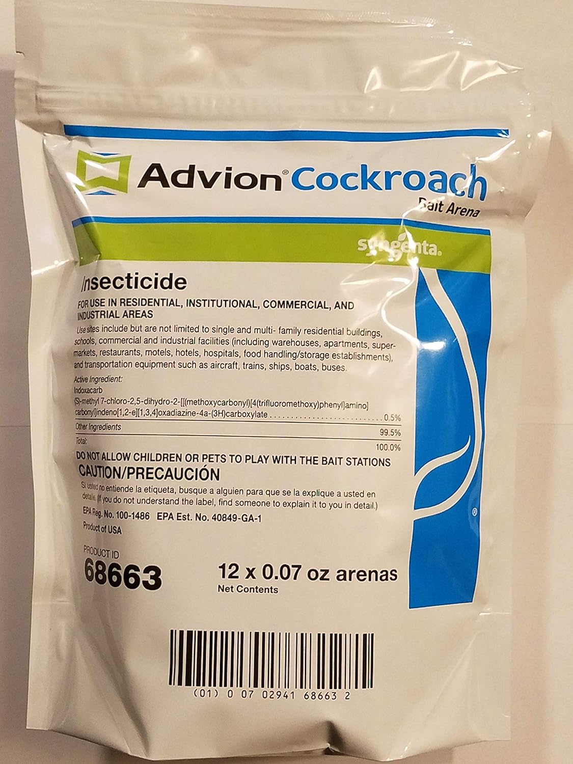 White 12ct Cockroach Bait Station I3689