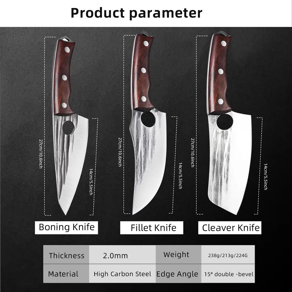 5.5 inch High Carbon Steel Meat Cleaver I1698