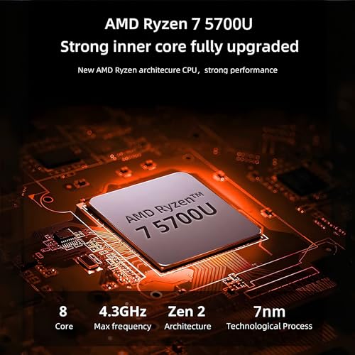 17.3'' IPS FHD Anti-Glare Display Laptop, AMD Ryzen 7 5700U, 64GB RAM, 2 TB SSD, Black F36667