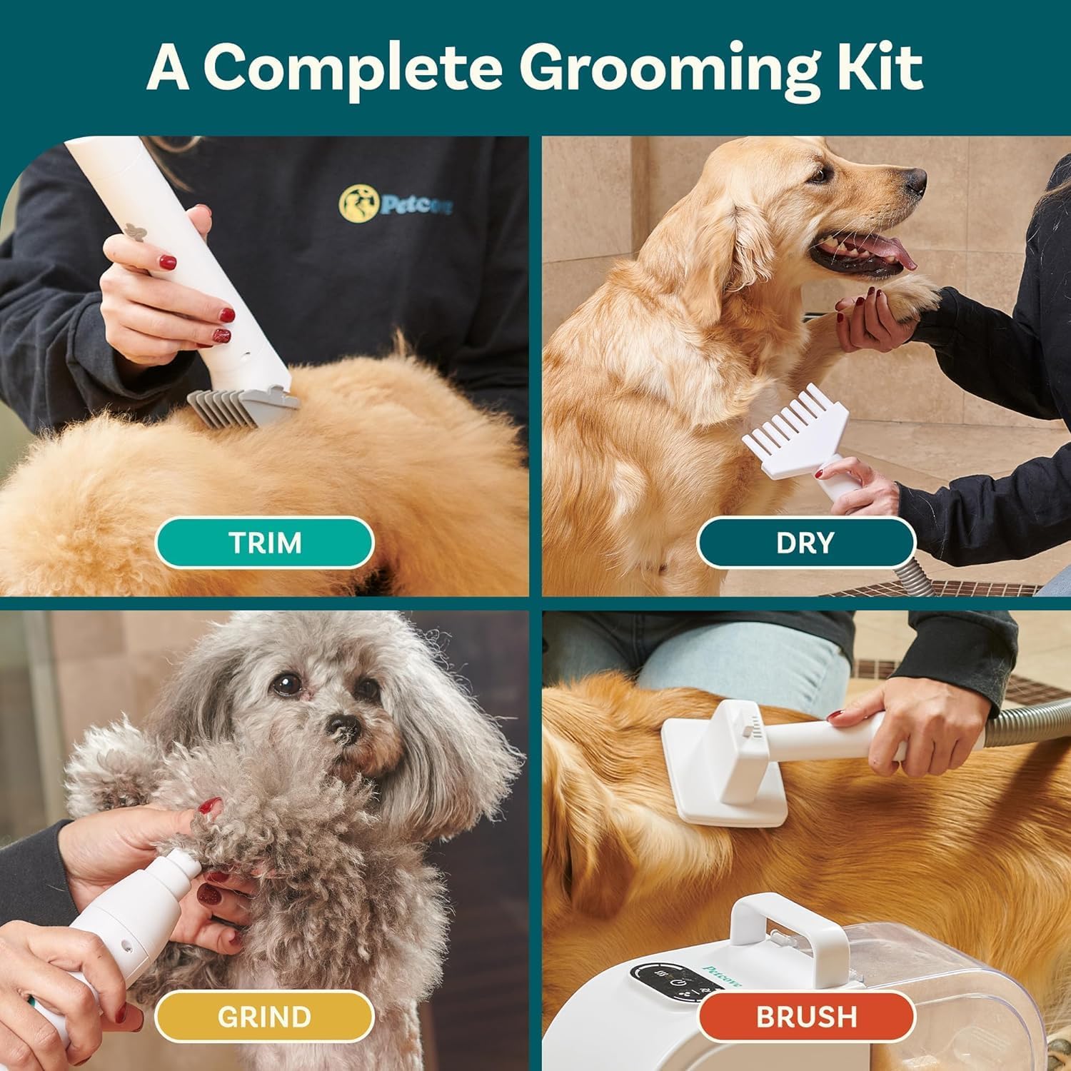 Dog Grooming Kit and Dog Hair Dryer U475
