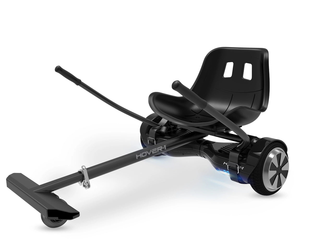 Black Electric Hoverboard with 6.5 In. Wheels and LED Lights B860