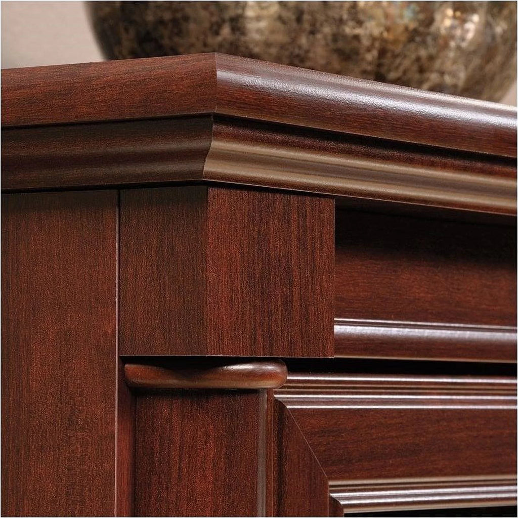 Cherry Entertainment Credenza with Cord Management L638