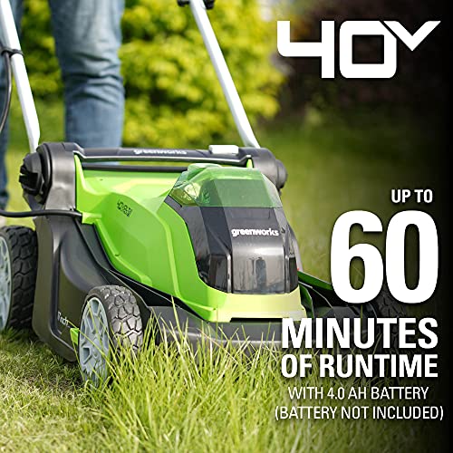 40V 17" Cordless Push Lawn Mower with 4.0Ah Battery and Charger L916